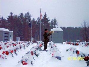Taps at the NH Veterans Cemetery